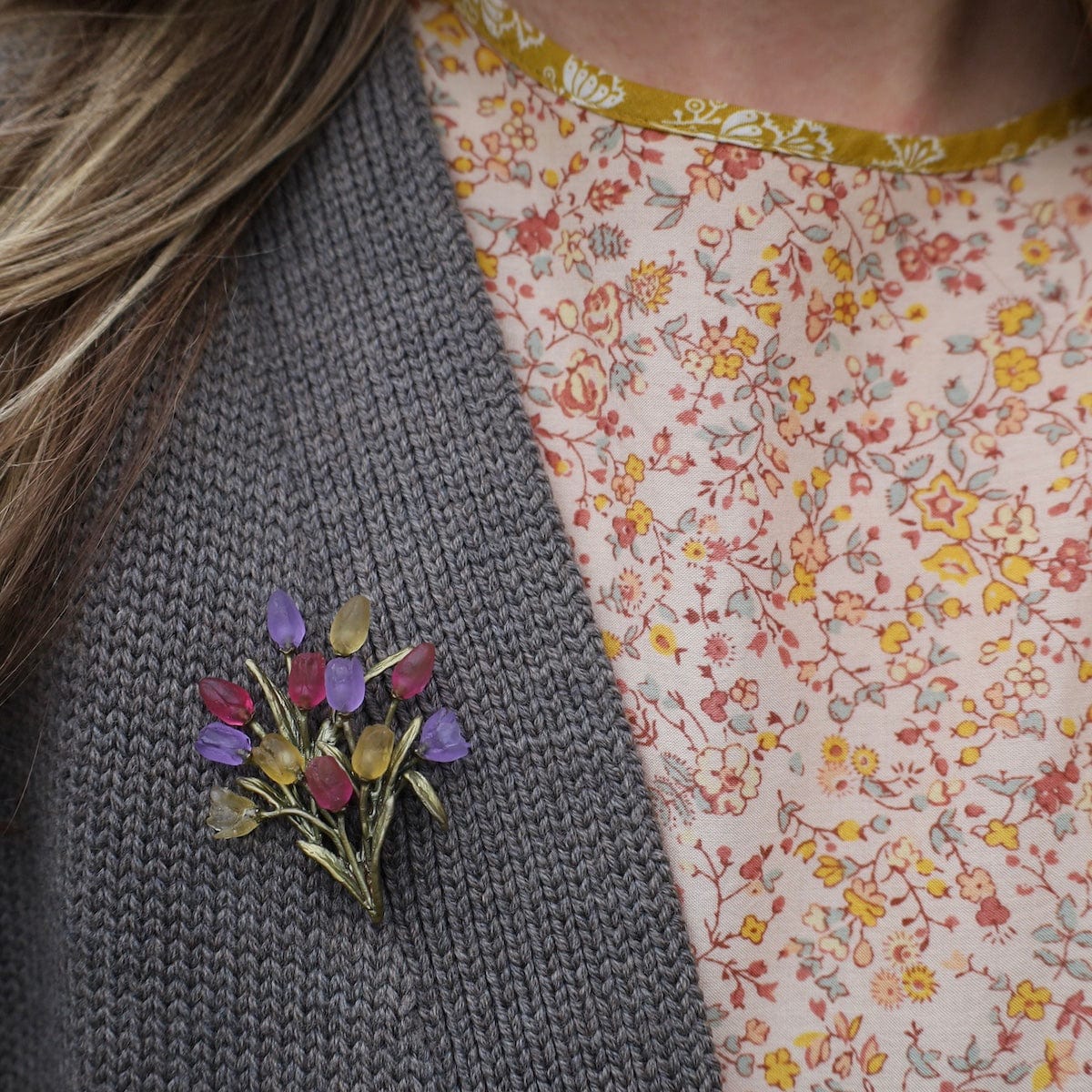 PIN Tulip Brooch