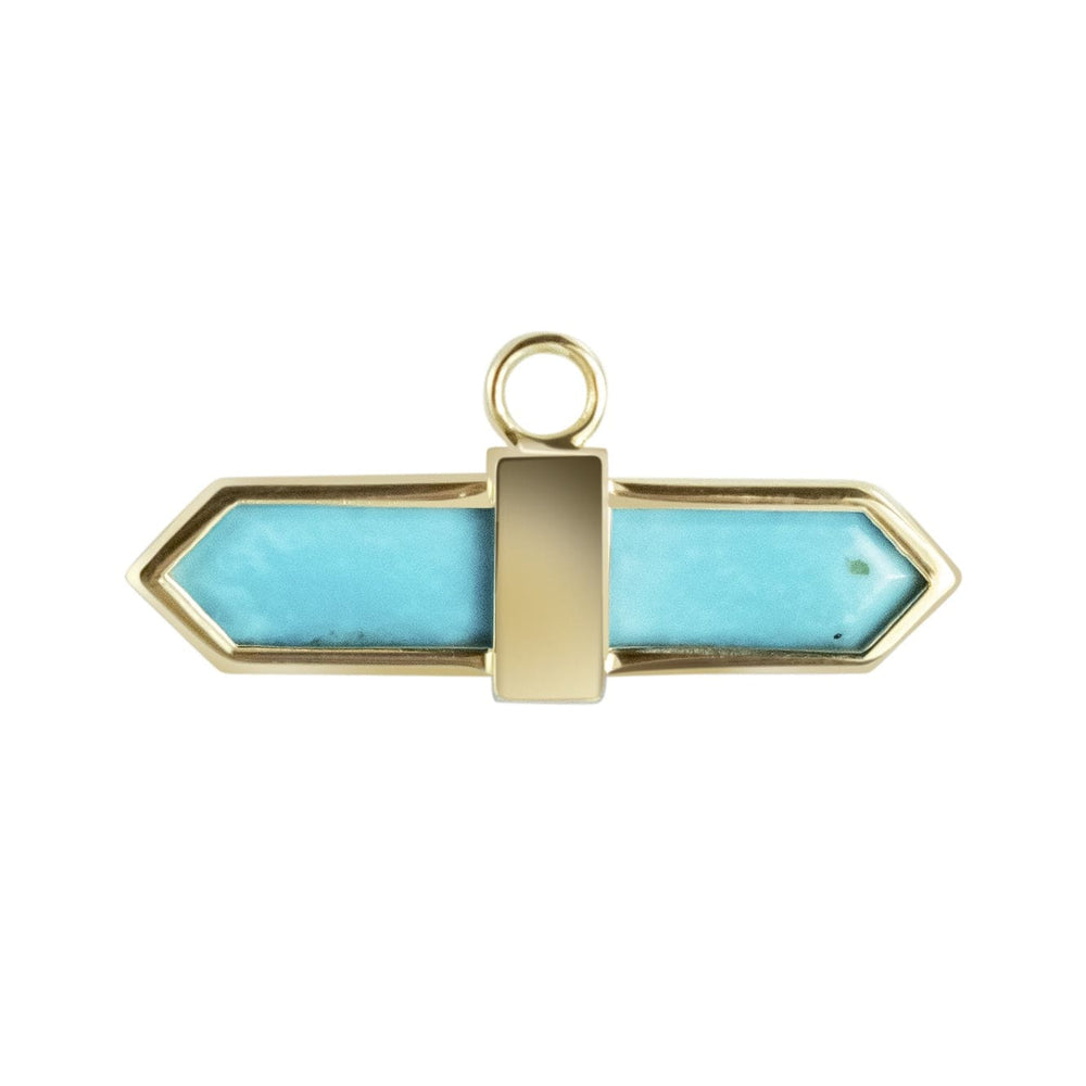 PLQ-9K Turquoise Hexa Balance T Bar Plaque