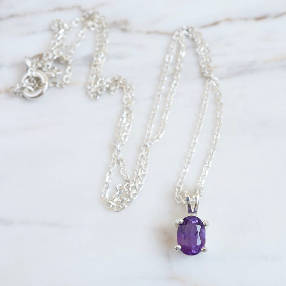 
                  
                    PND 6x3 Prong Set Oval Amethyst Pendant
                  
                