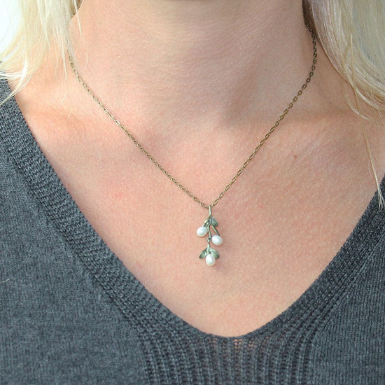 PND Boxwood Pearl Pendant Necklace