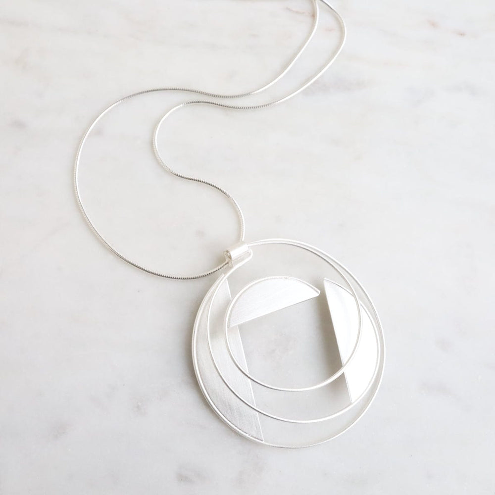 
                      
                        PND Half Moon Geometric Pandant Necklace
                      
                    