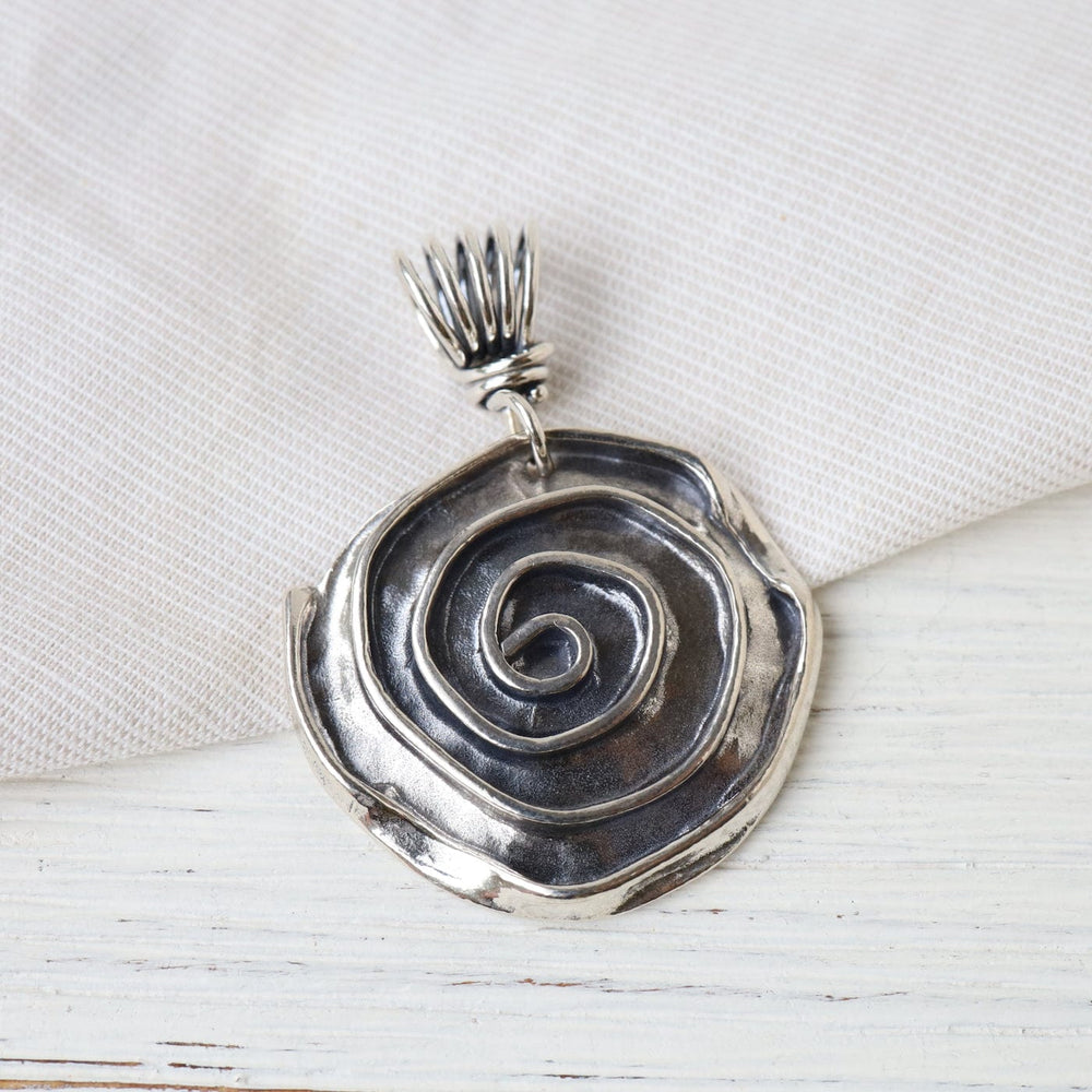 
                      
                        PND Rose Pendant With Vine Bail
                      
                    