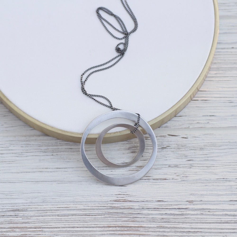 
                      
                        PND Simple Double Circle Necklace
                      
                    