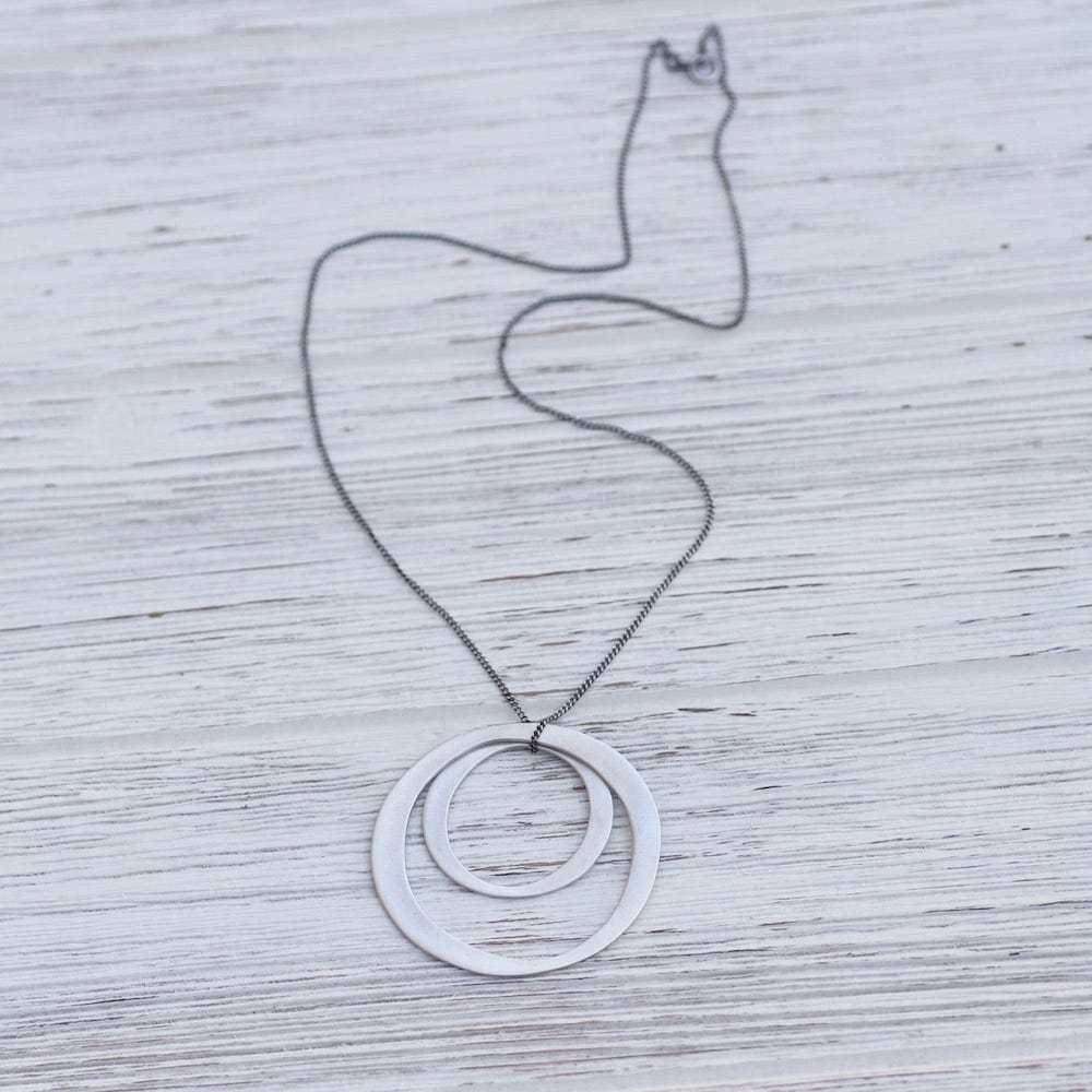 
                      
                        PND Simple Double Circle Necklace
                      
                    