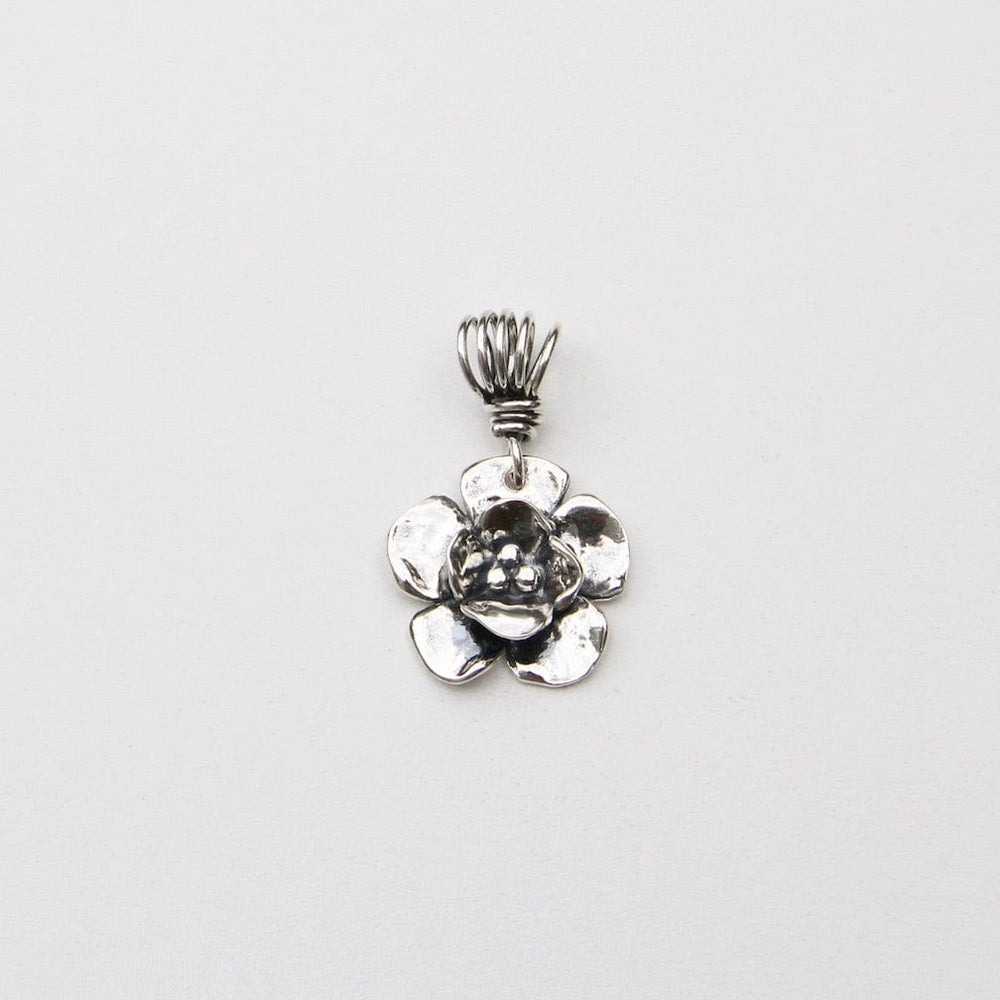 PND Sterling Silver Double Dogwood on Vine Baill