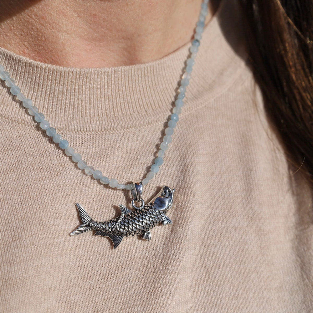 
                  
                    PND Sterling Silver Large Fish Pendant - Pendant Only
                  
                