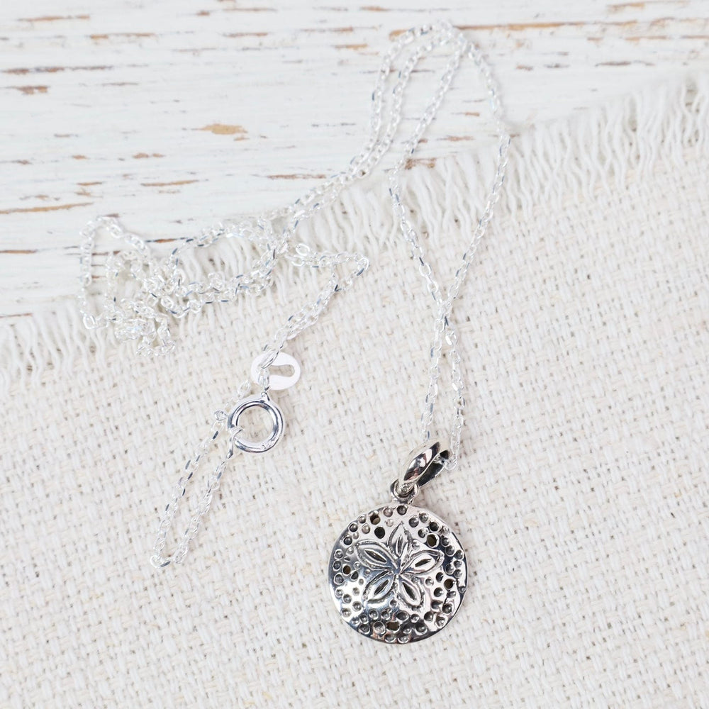 
                  
                    PND Sterling Silver Small Sand Dollar Pendant - On Cab
                  
                