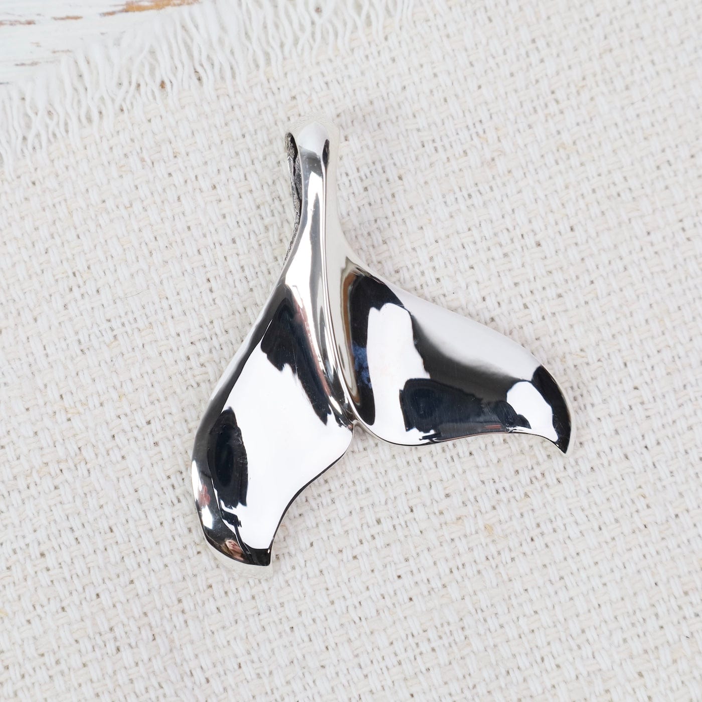 PND Sterling Silver Whale Tail Pendant - Pendant Only