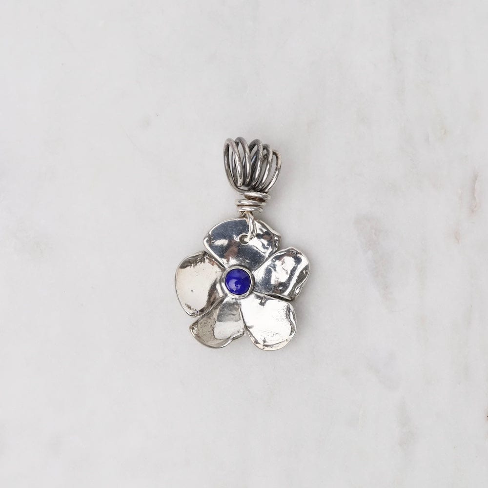 
                      
                        PND Stone Flower Pendant - Lapis
                      
                    