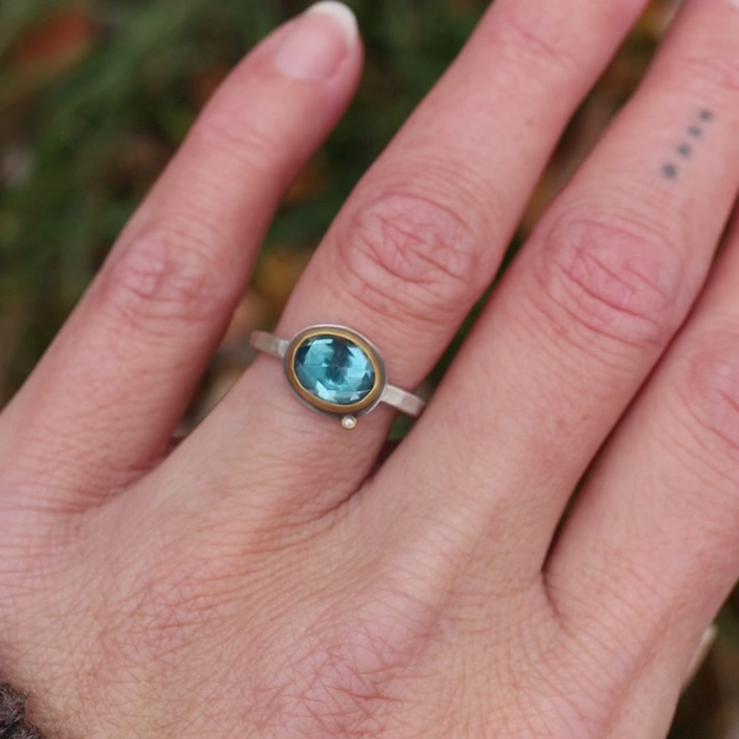 London Blue Topaz Ring