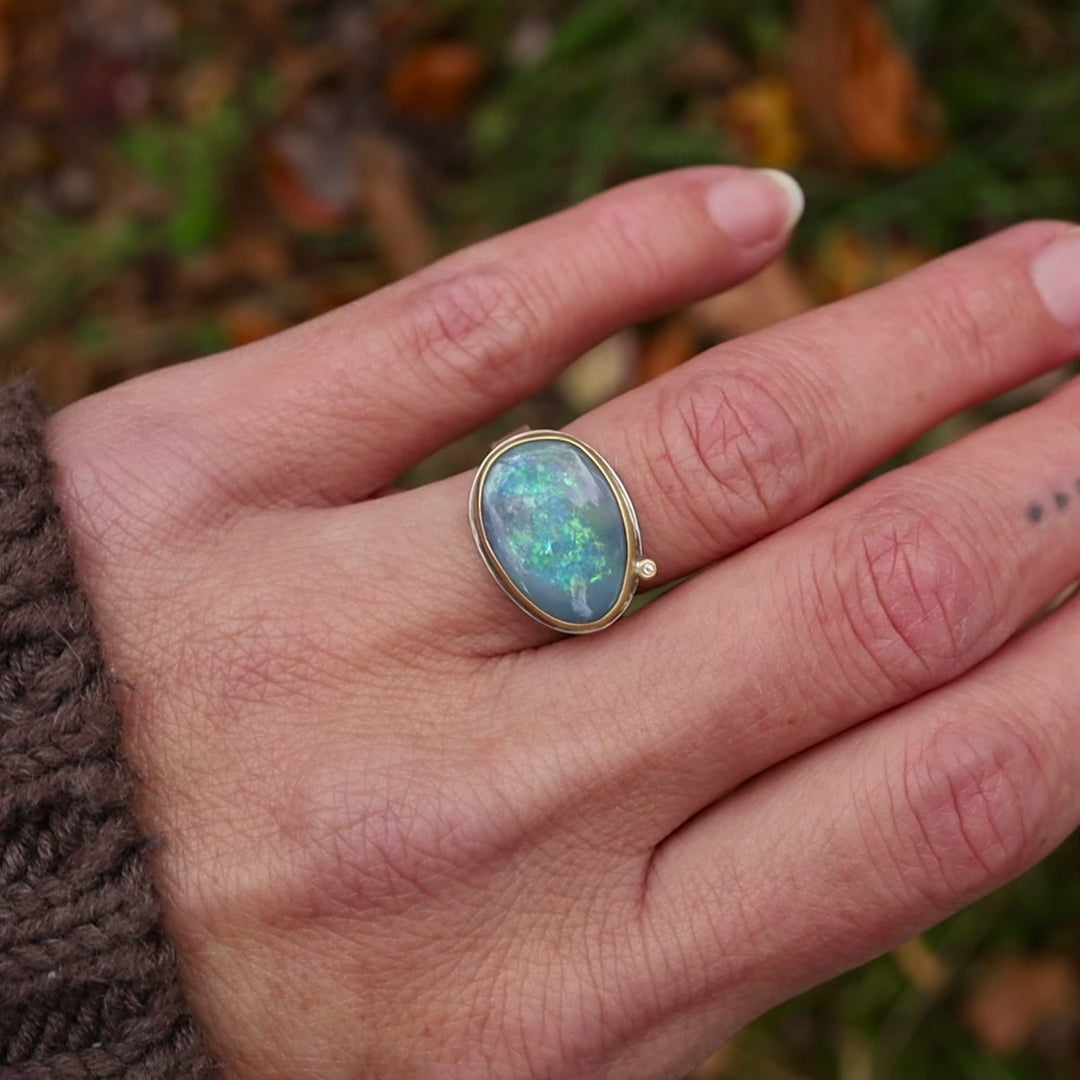 Organic Opal Ring