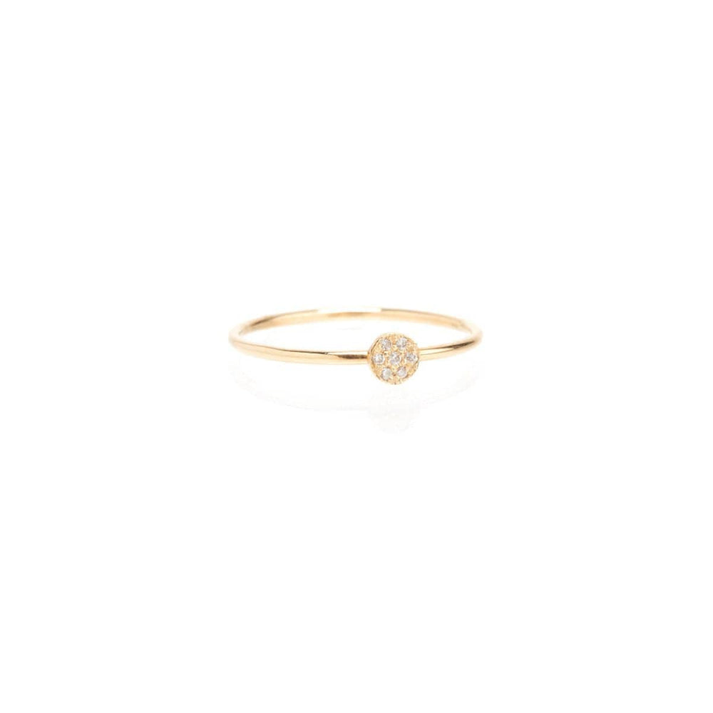 
                      
                        RNG-14K 14K Itty Bitty Pave Disc Ring
                      
                    