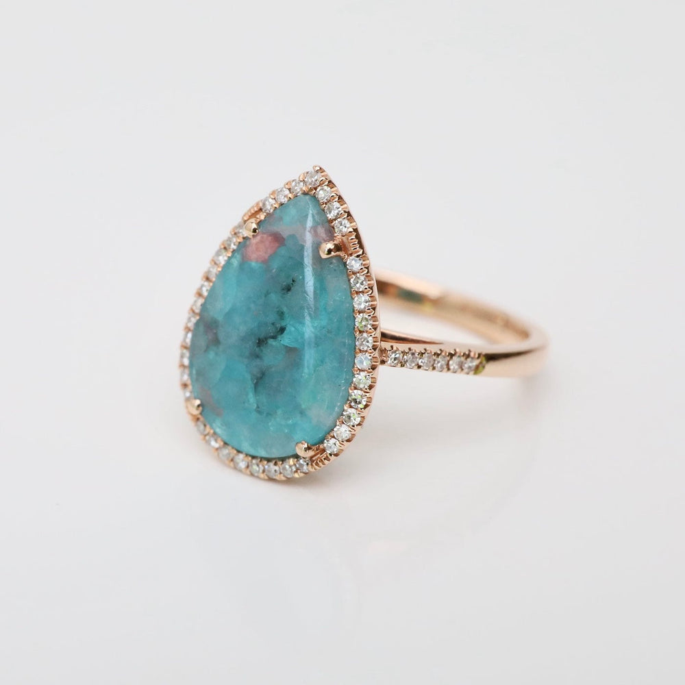 
                  
                    RNG-14K 14k Rose Gold Paraiba Tourmaline Ring
                  
                