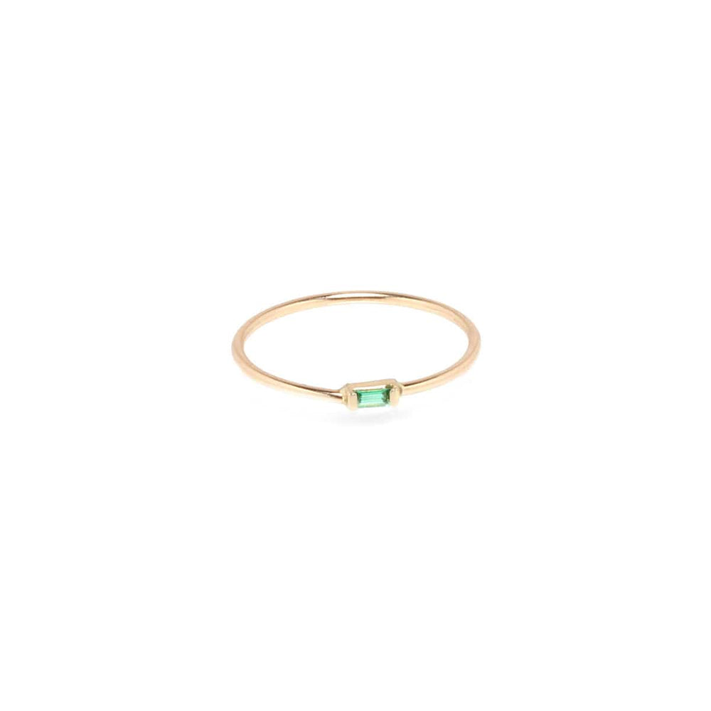 
                  
                    RNG-14K 14k Small Horizontal Emerald Baguette Ring
                  
                