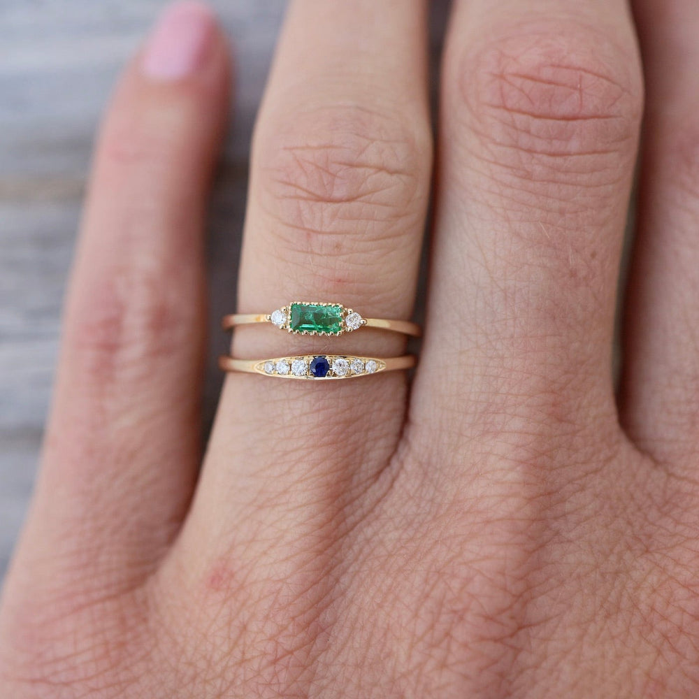 
                  
                    RNG-14K 14k Yellow Gold Emerald Baguette Stacking Ring
                  
                