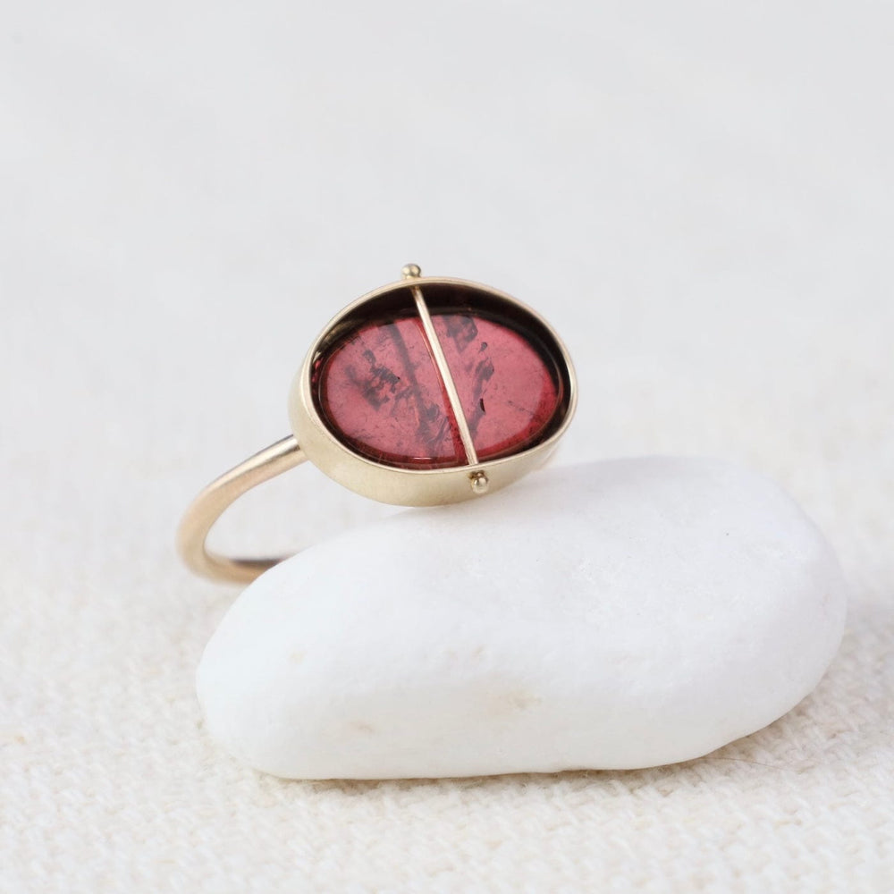 
                  
                    RNG-14K Captured Pink Tourmaline Ring
                  
                