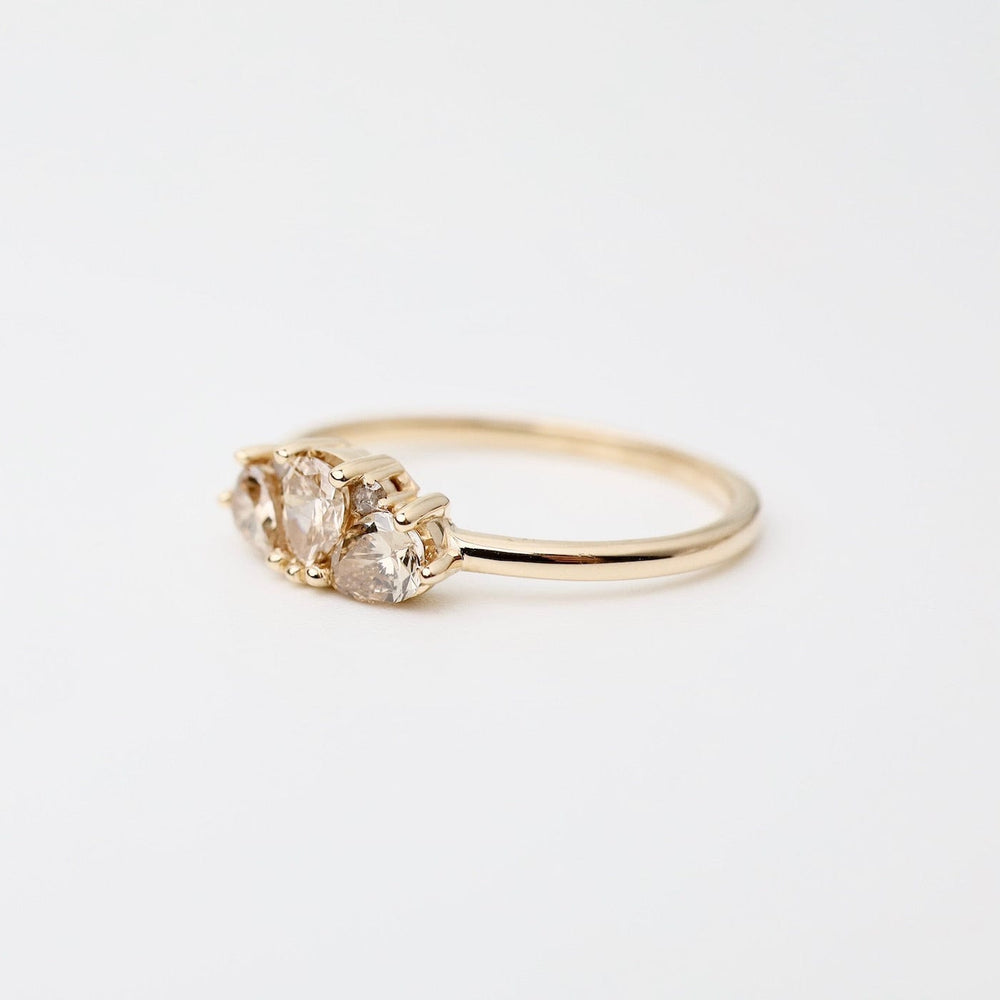 
                      
                        RNG-14K Champagne Diamond Ava Ring
                      
                    