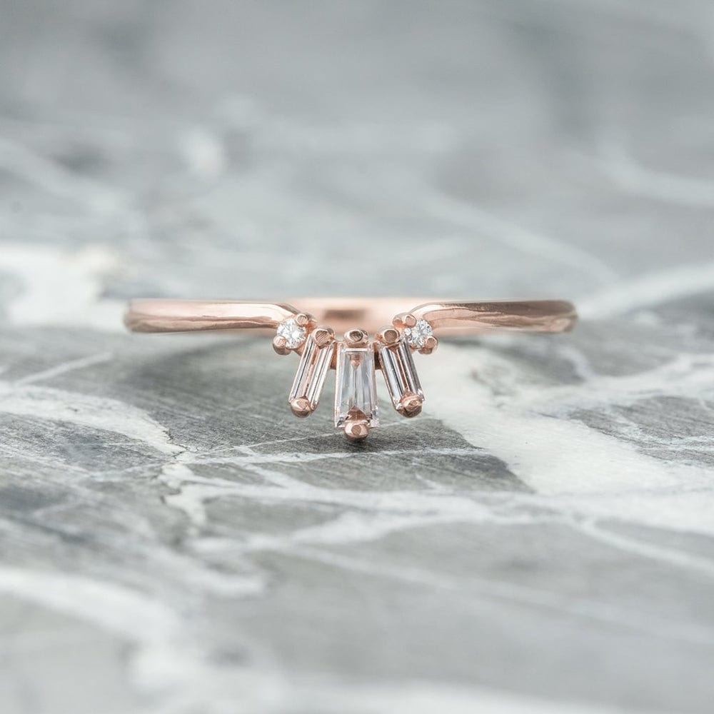 RNG-14K DAWN BLUSH BAGUETTE DIAMOND RING