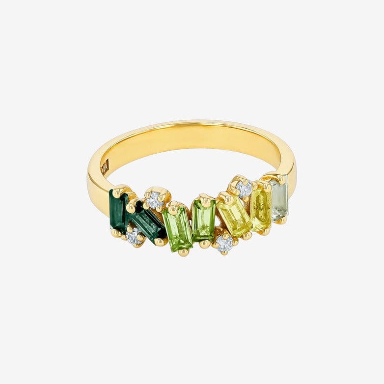RNG-14K Green Ombre Half Band