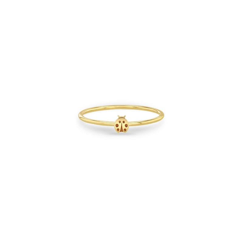 RNG-14K Itty Bitty Ladybug Ring