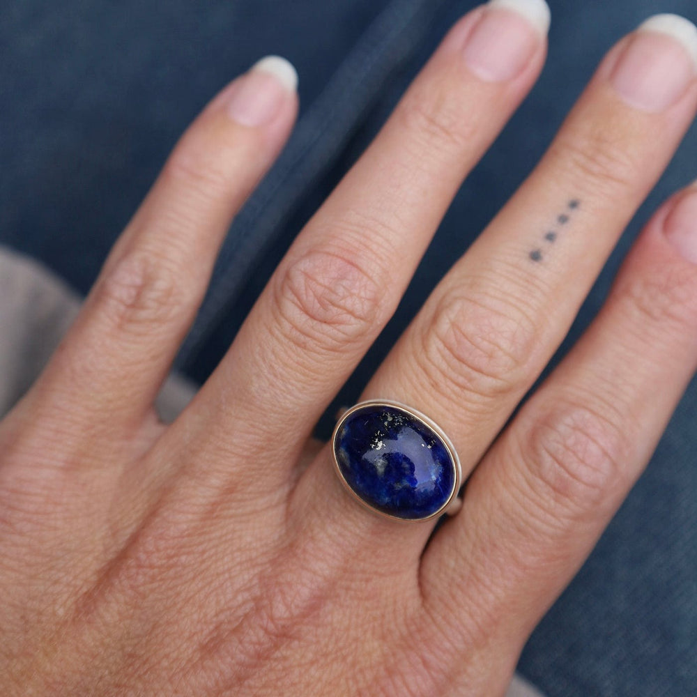 
                      
                        RNG-14K Jamie Joseph Oval Afghanite Ring
                      
                    