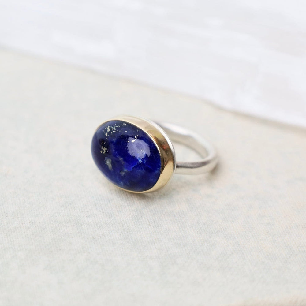 
                      
                        RNG-14K Jamie Joseph Oval Afghanite Ring
                      
                    