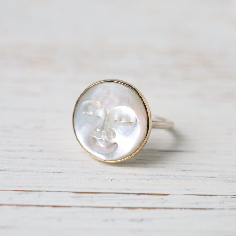 
                      
                        RNG-14K Lunarian Ring - Mother of Pearl
                      
                    