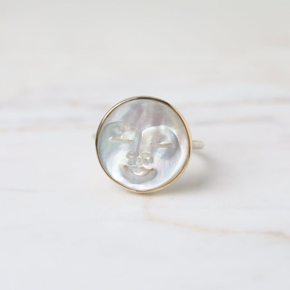 
                      
                        RNG-14K Lunarian Ring - Mother of Pearl
                      
                    