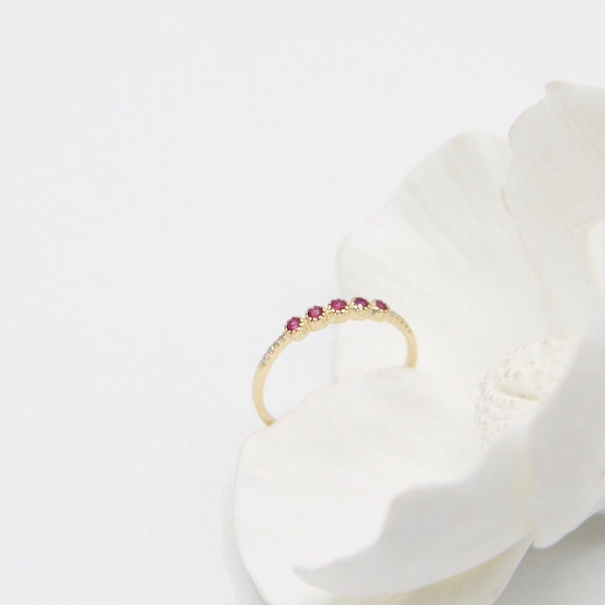 
                      
                        RNG-14K Rose Cut Ruby Ring
                      
                    