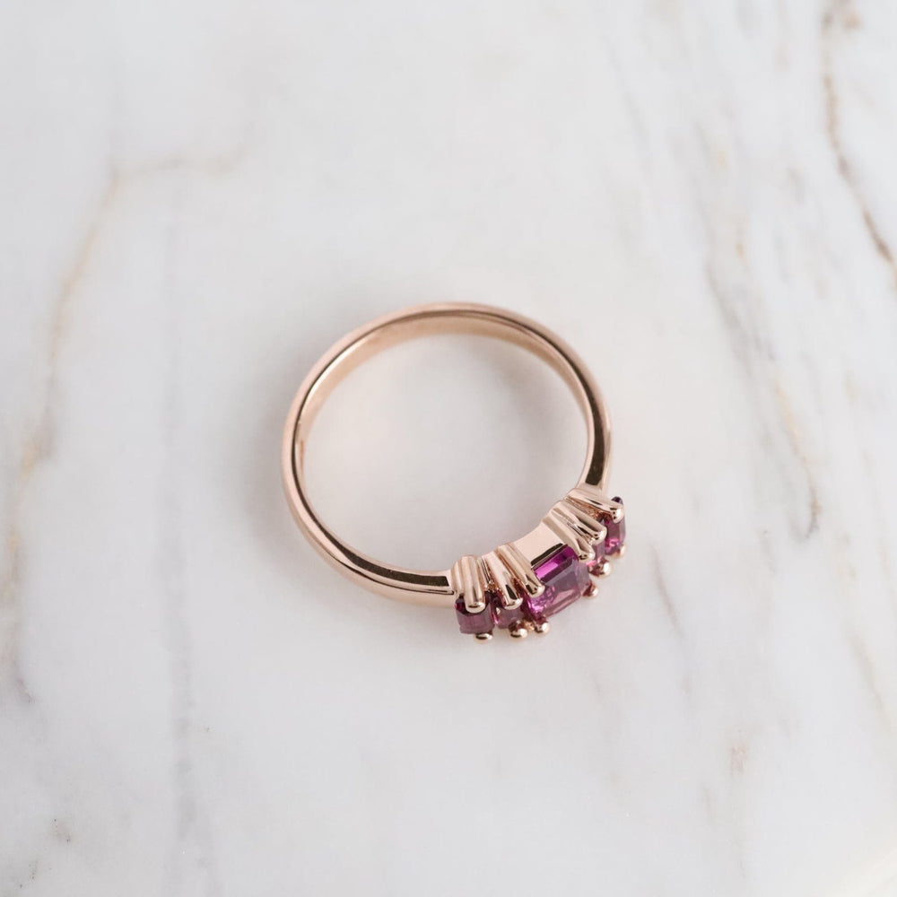 
                  
                    RNG-14K Rose Gold Rhodolite Garnet Ring
                  
                