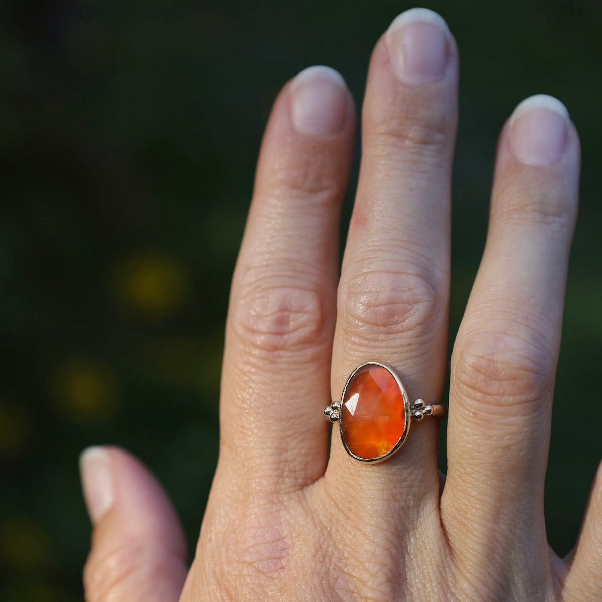 RNG 14k / SS Carnelian Ring