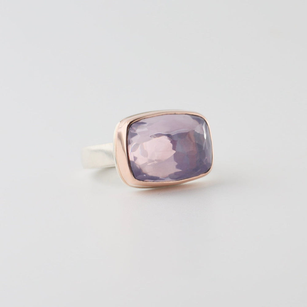 
                      
                        RNG-14K Sterling & 14K Rose Gold Ring w/ Rectangular Hand
                      
                    