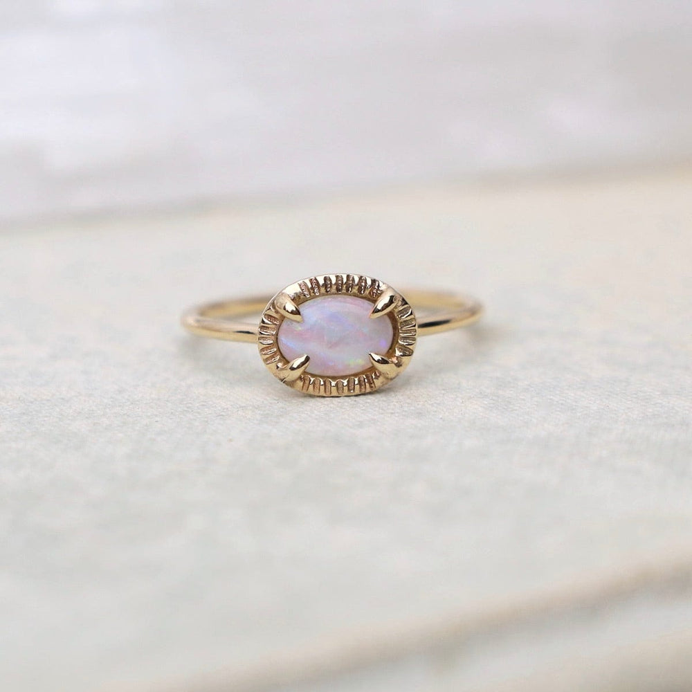 
                      
                        RNG-14K Swell Ring - Opal
                      
                    