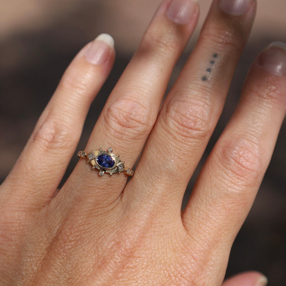 
                      
                        RNG-14K Tanzanite & Diamonds Eye Ring
                      
                    