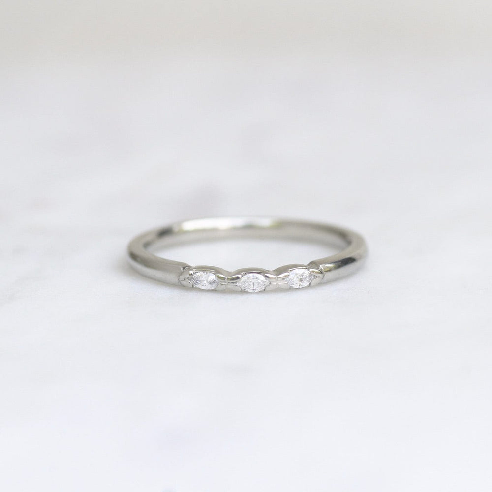 
                  
                    RNG-14K Three Marquise Diamond Band
                  
                