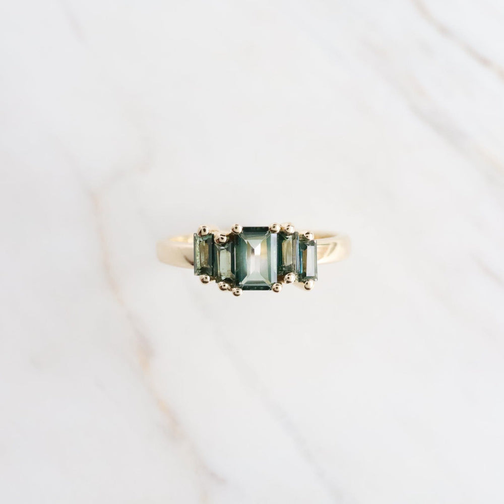 
                  
                    RNG-14K Yellow Gold Green Envy Topaz Baguette Ring
                  
                