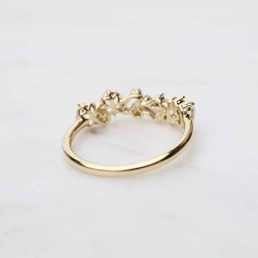 
                  
                    RNG-14K Yellow Gold Mixed Cut White Topaz Ring
                  
                