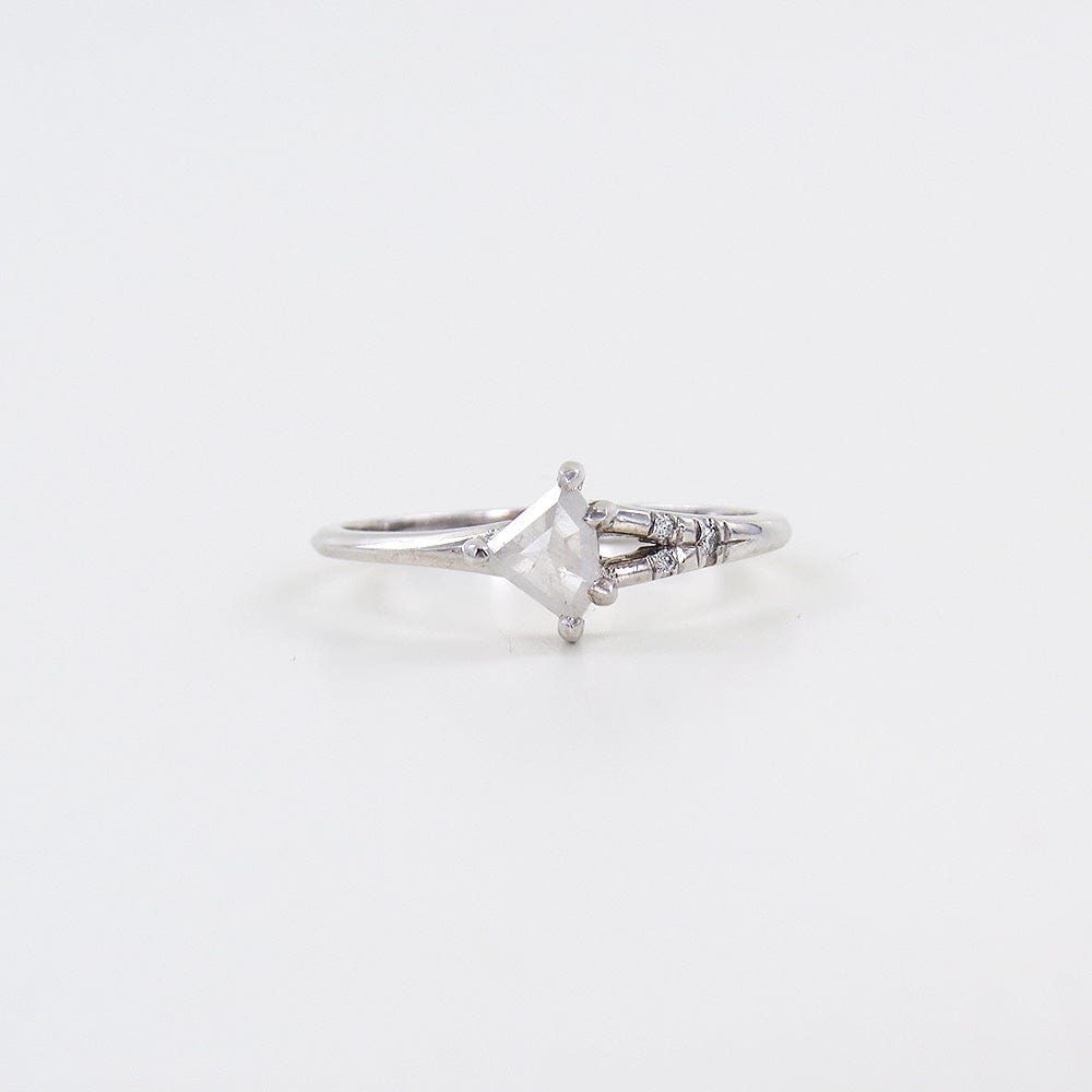 RNG-14K ZARA WHITE GOLD RING