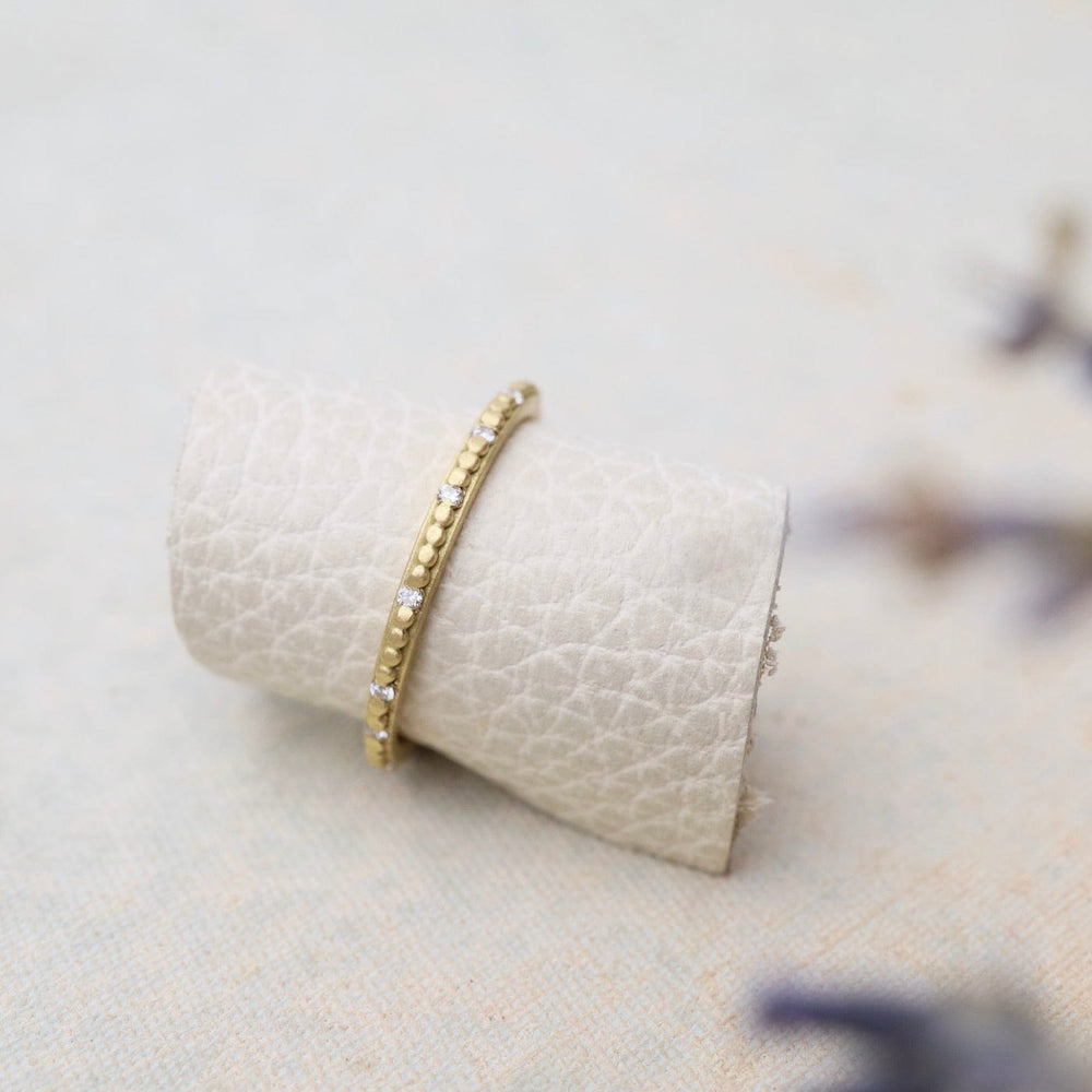 
                  
                    RNG-18K 18k Tiny Raised Dot Band with Sprinkle Diamonds
                  
                