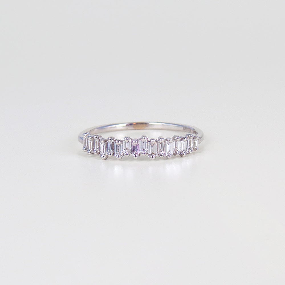 
                      
                        RING-18K DIAMOND BAGUETTE MINI BAND
                      
                    