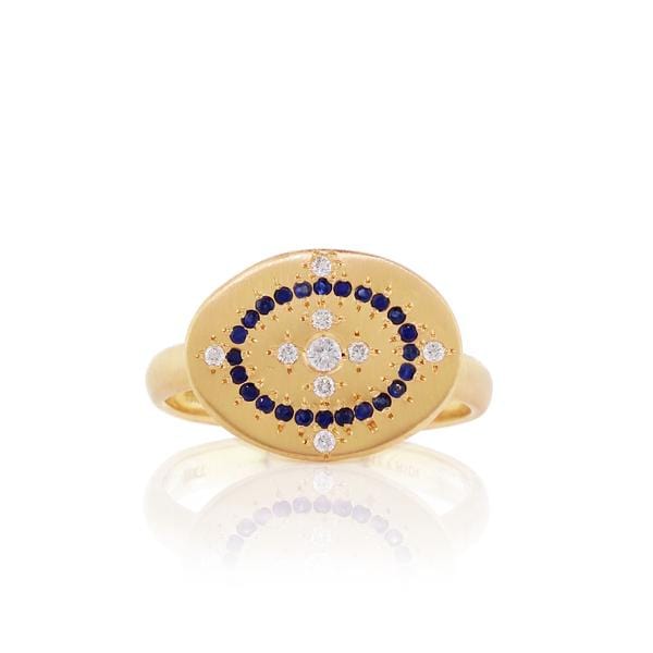 
                      
                        RNG-18K HEAVEN ON EARTH RING WITH SAPPHIRE CIRCLE
                      
                    