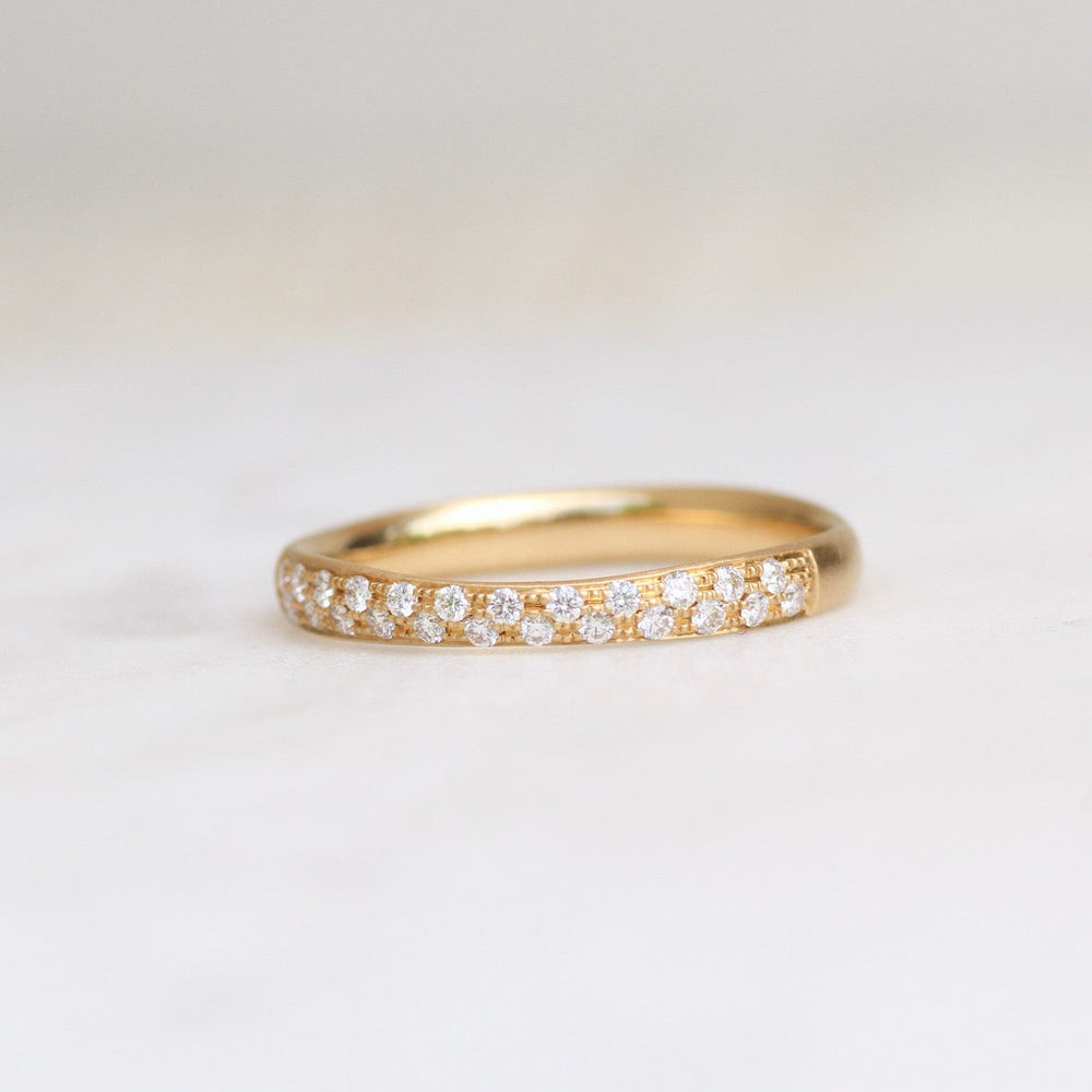 
                  
                    RNG-18K Narrow Pave Diamond Band
                  
                