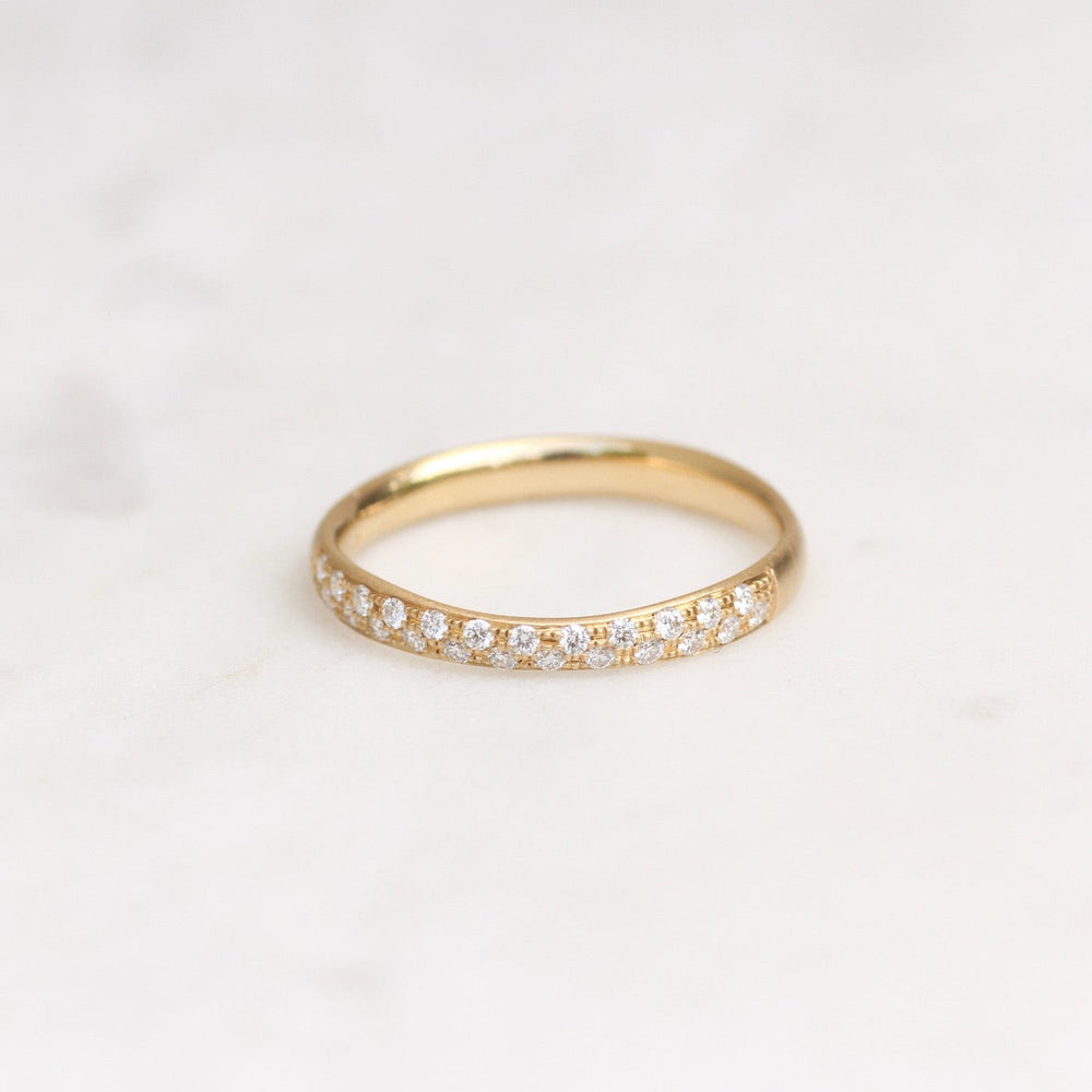 
                      
                        RNG-18K Narrow Pave Diamond Band
                      
                    