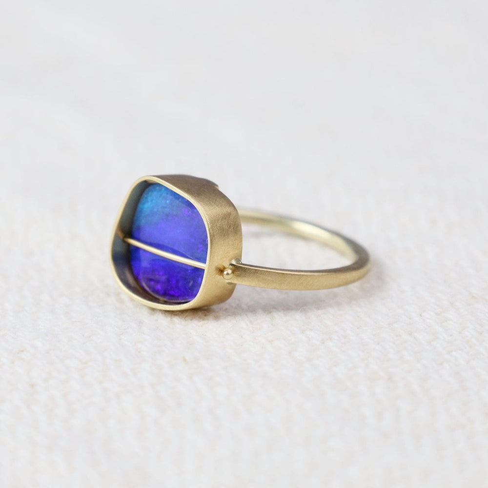 
                  
                    RNG-18K Ocean Captured Boulder Opal Ring
                  
                