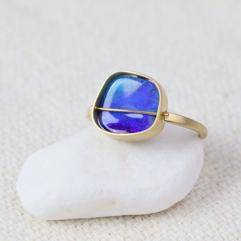 
                  
                    RNG-18K Ocean Captured Boulder Opal Ring
                  
                