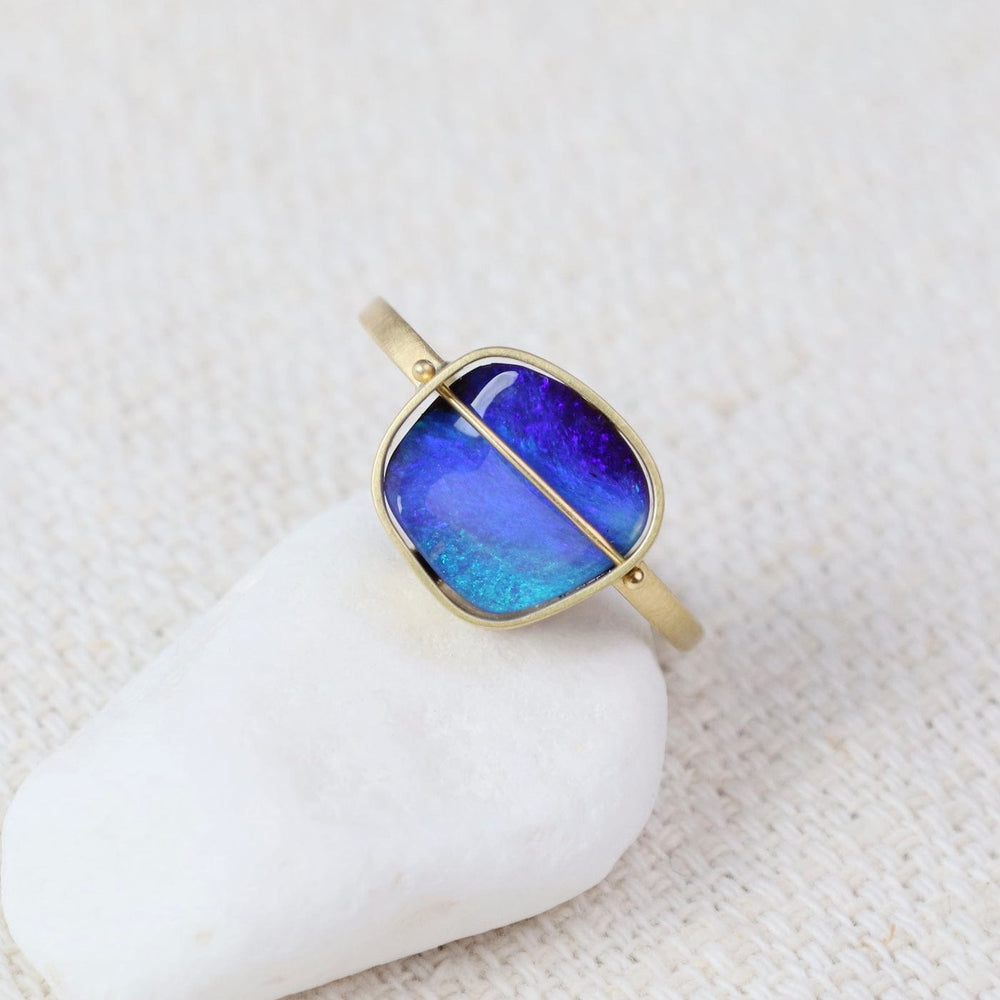 
                  
                    RNG-18K Ocean Captured Boulder Opal Ring
                  
                