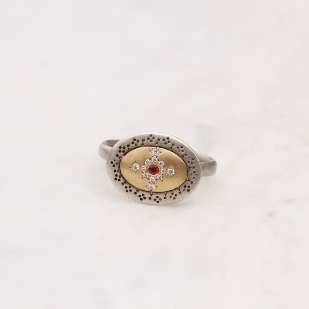 
                  
                    RNG-18K Seeds of Harmony Ring with Ruby and Diamonds
                  
                