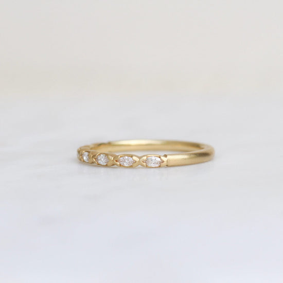 RNG-18K Seven Marquise Diamond Band