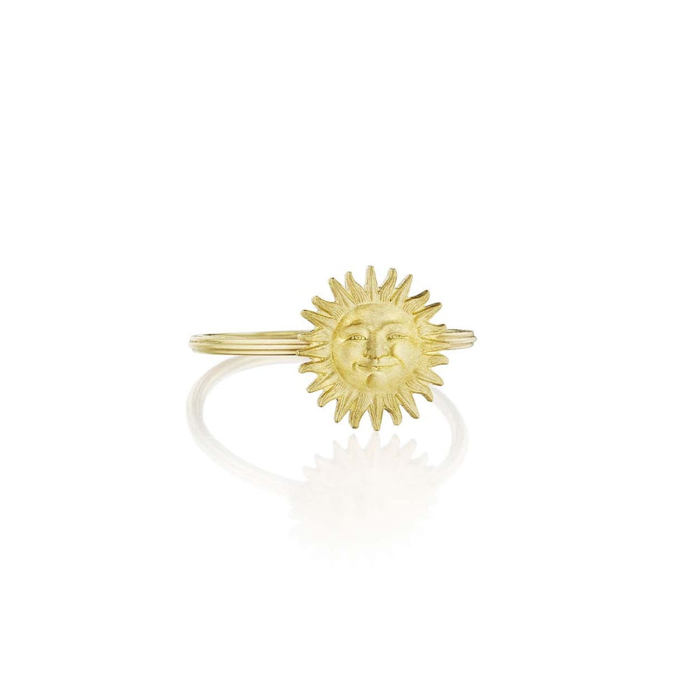 
                      
                        RNG-18K Sunface Stacking Ring
                      
                    