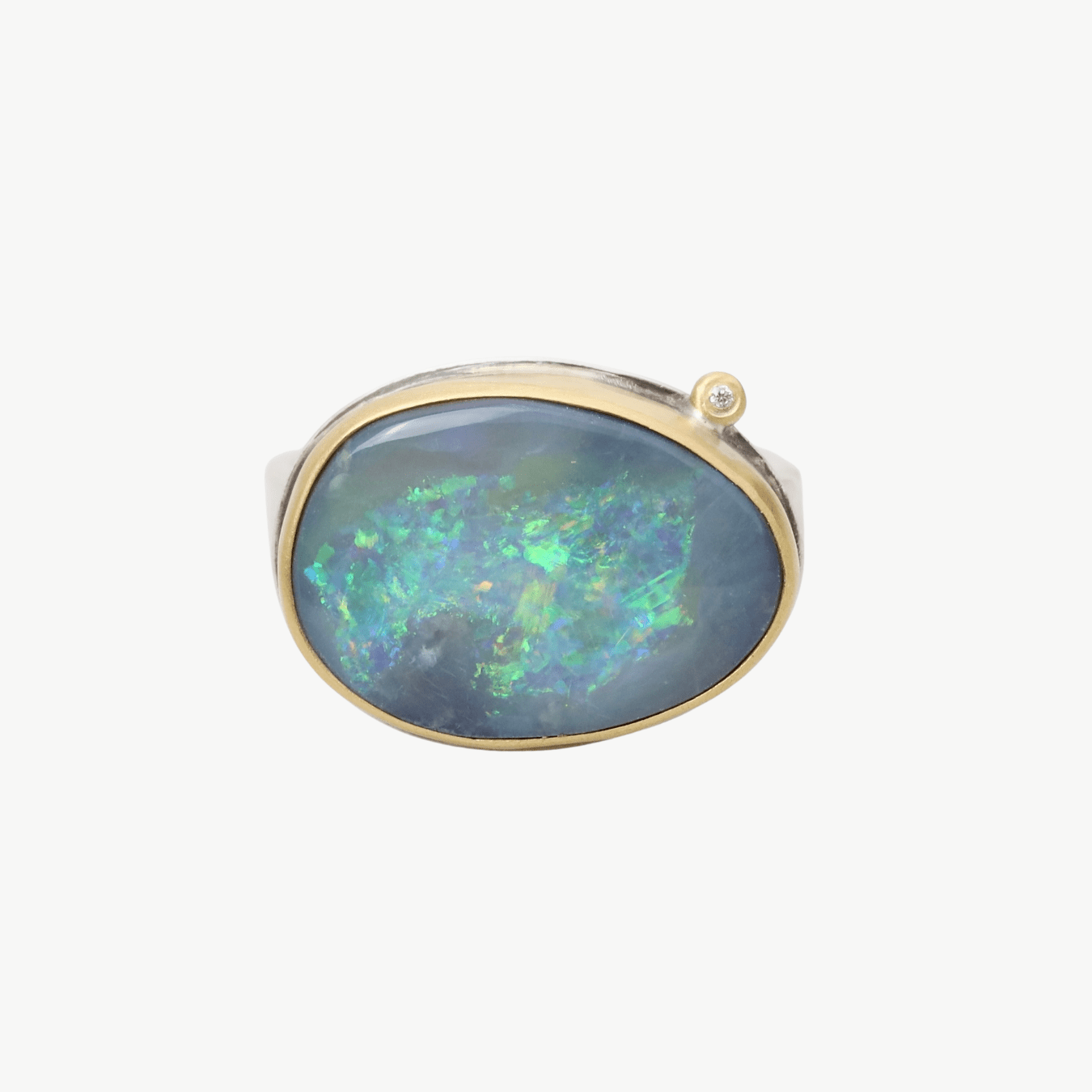 RNG-22K Organic Opal Ring